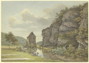 Sawmill near Eppstein (Lorsbach Valley) by Carl Morgenstern