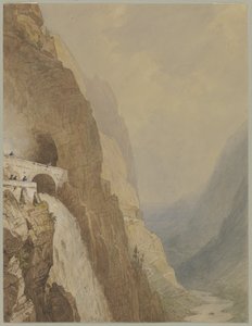 The Splügen Pass by Carl Morgenstern