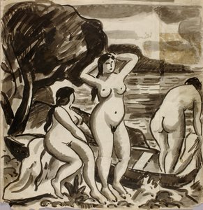 Group of Three Female Nudes
