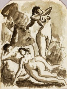 Group of Three Nudes