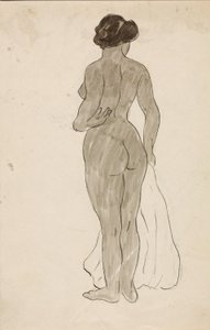 Standing Female Nude by Carl Newman
