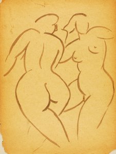 Two Female Nudes