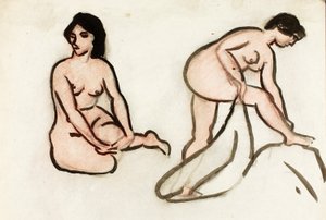Two Female Nudes