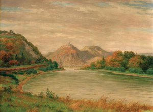 Autumn Day on the Rhine at Rolandseck