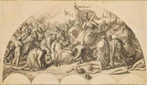 Rudolf I of Habsburg at the Body of Przemysl Ottokar II of Bohemia
