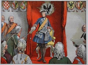 Homage of the Silesian Estates, 17th November 1741 by Carl Röchling