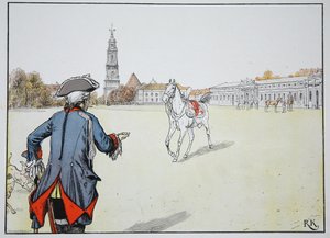 Old Fritz and His Favorite Horse by Carl Röchling