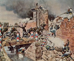 Storming of the Landau Gate in Weissenburg, 4 August 1870 by Carl Rochling