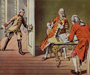 The Crown Prince and His Music Teacher Quantz Surprised by Friedrich Wilhelm I While Playing the Flute by Carl Rochling