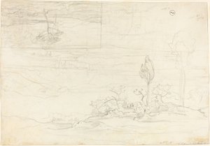 Views of Monte Pellegrino by Carl Rottmann