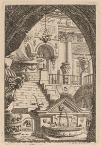 Fantasy of an Antique Temple