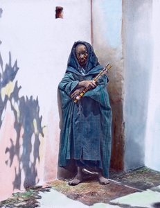 Portrait of a Beggar, Morocco, circa 1910. Carl Simon Archive