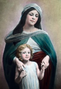 Mother with Child, circa 1900. Carl Simon Archive