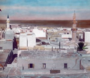 City View of Fez, Northern Morocco, circa 1910. Carl Simon Archive by Carl Simon