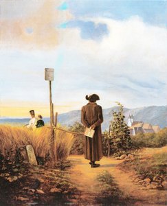 The Forbidden Path by Carl Spitzweg