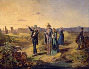 Englishmen in the Campagna by Carl Spitzweg