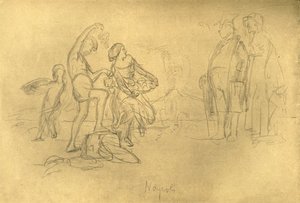 Fremde in Italien by Carl Spitzweg