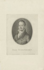 Portrait of Ferdinand Ochsenheimer by Carl Traugott Riedel