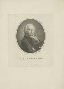 Portrait of the composer Johann Friedrich Reichardt by Carl Traugott Riedel