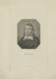 Portrait of the poet John Milton