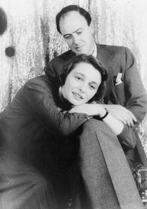 Patricia Neal with Roald Dahl