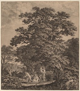Landscape with Nudes Boarding a Boat by Carl Wilhelm Kolbe