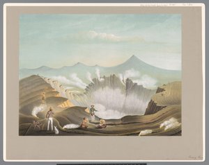 Mount Guntur in West Java by Carl Wilhelm Mieling (possibly)