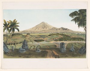 Volcano Sumbing in Java by Carl Wilhelm Mieling (possibly)