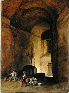 An Osteria, 1830 by Carl Wilhelm von Heidick