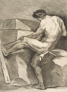 An Académie: Man Pulling a Cord, 1742-43