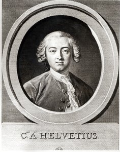 Portrait of Claude Adrien Helvetius, French Philosopher