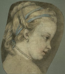 Young Girl Facing to the Right by Carle van Loo