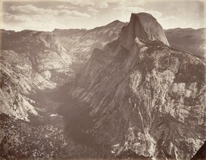 South Dome, 6,000 Feet by Carleton E. Watkins.