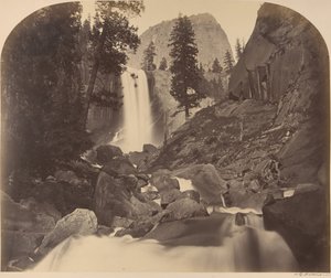 Mt. Broderick in Distant Centre, Piroyac, Falling Crystals, Vernal Fall