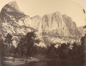 Yosemite Falls, River View, 2637 Feet (1861)