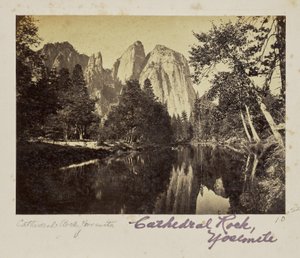 Cathedral Rocks, 2600 Feet, Yosemite Valley, Mariposa County, CAL. (no. 1008)