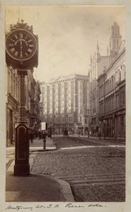 Palace Hotel, Montgomery Street, San Francisco by Carleton Watkins