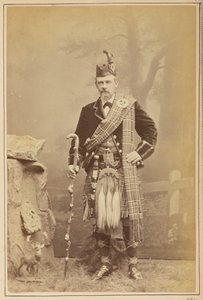 Portrait of a Man in Scottish Dress by Carleton Watkins