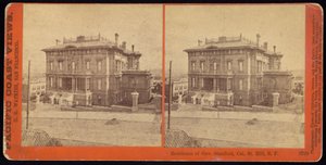 Residence of Gov. Stanford, Cal. St. Hill, S.F by Carleton Watkins