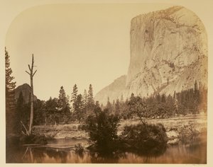 Tutucanula - El Capitan 3600 ft. Yosemite by Carleton Watkins