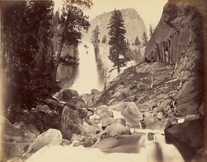 Vernal Fall 300 feet / Piwyac, Vernal Fall, 300 ft., Yosemite