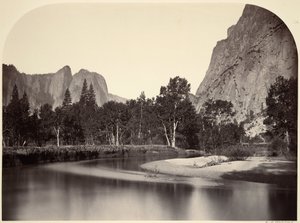 View from Camp Grove, Yosemite by Carleton Watkins