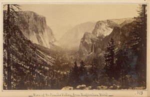 Yosemite Valley from Mariposa Trail by Carleton Watkins