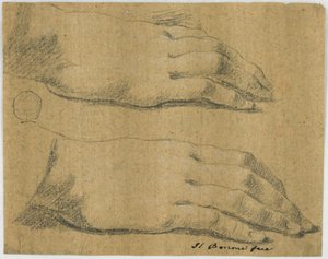 Study: Two Right Hands, of a Woman
