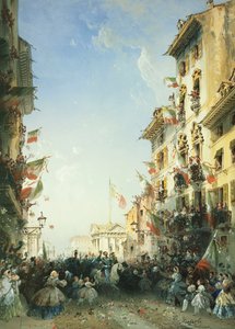 The War in Italy: The Entry of the King of Sardinia into Brescia