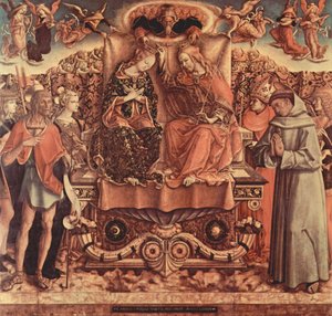 Coronation of the Virgin by Carlo Crivelli