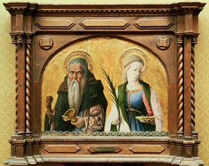 St. Anthony the Hermit and St. Lucy by Carlo Crivelli