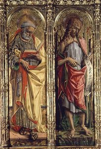 St. Peter and St. John the Baptist (detail)