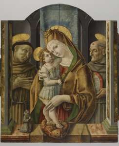 Virgin and Child with Saints and Donor, c.1490 by Carlo Crivelli
