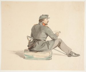 Reading Soldier by Carlo Dalgas